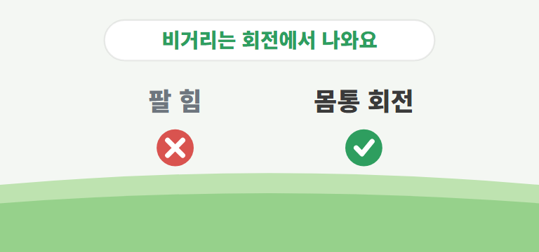 비거리, 정말 힘으로 늘리는 게 아닌가요?